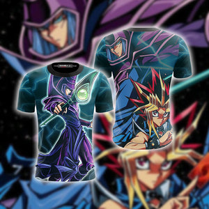 Yu-Gi-Oh! Yami Yugi And Dark Magician Unisex 3D T-shirt   