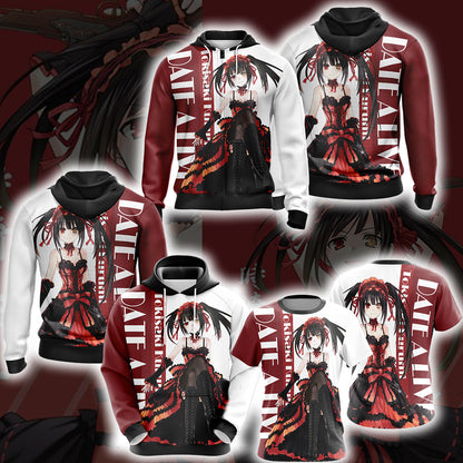 Date A Live Tokisaki Kurumi Unisex 3D T-shirt