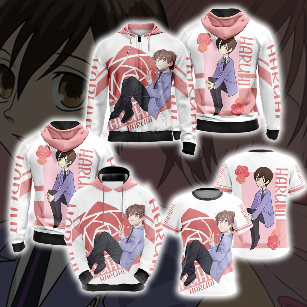 Ouran Highschool Host Club - Haruhi Unisex 3D T-shirt