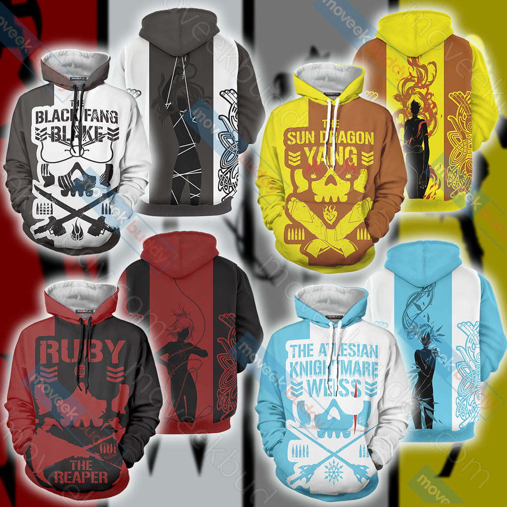 RWBY Black Fang 3D Hoodie