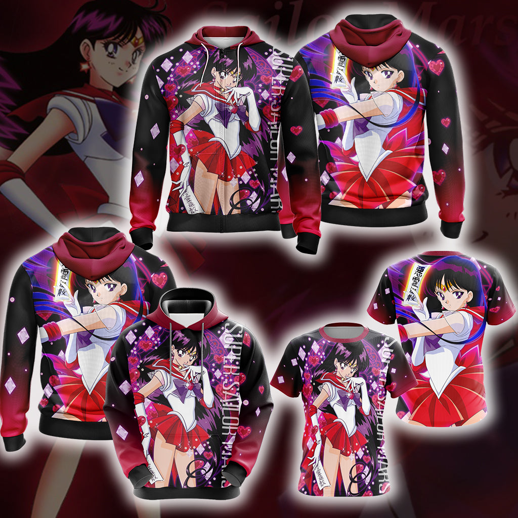 Sailor Moon - Sailor Mars 3D T-shirt