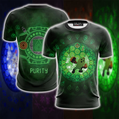 Digimon The Crest Of Purity New Unisex 3D T-shirt