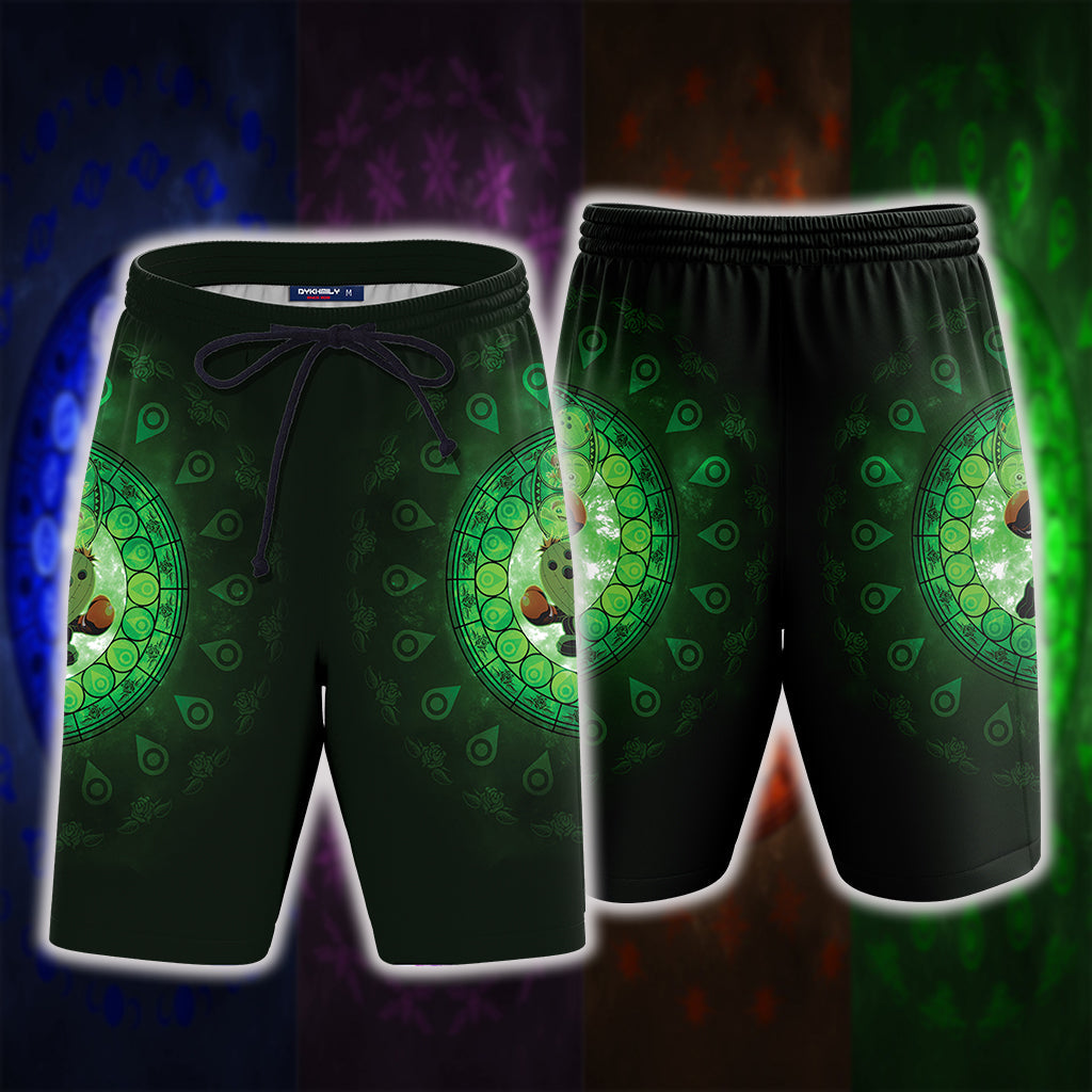 Digimon The Crest Of Purity New 3D Beach Shorts