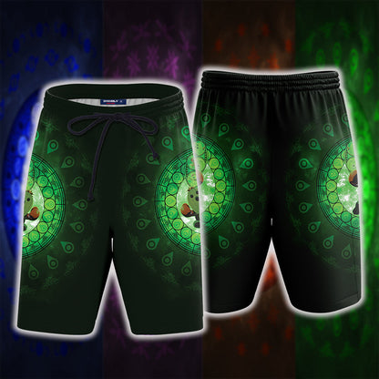 Digimon The Crest Of Purity New 3D Beach Shorts