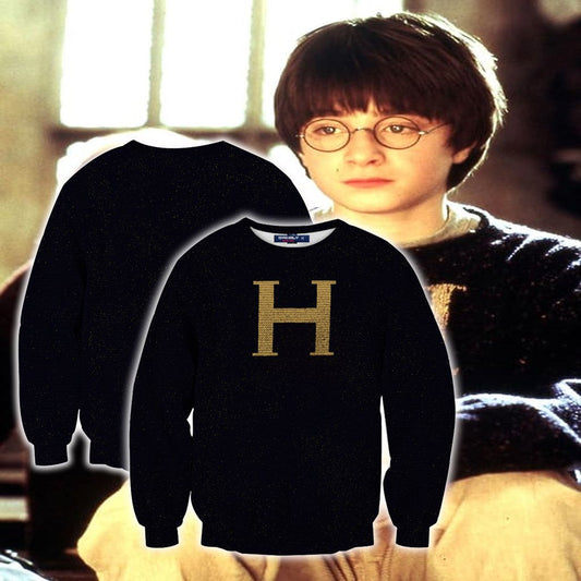 Harry Potter And The Sorcerer's Stone Ron & Harry Cosplay 3D Sweater Harry Version