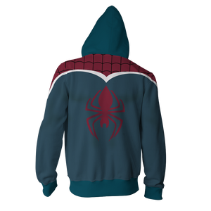 Spider-UK Cosplay PS4 New Look Zip Up Hoodie Jacket   