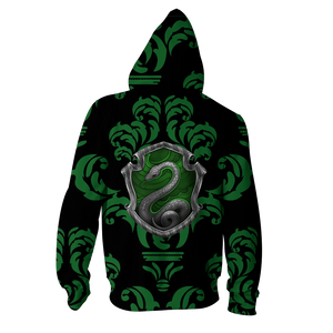 Cunning Like A Slytherin Harry Potter New Collection Zip Up Hoodie