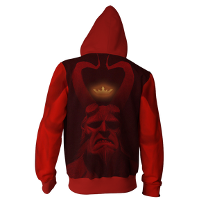 Hellboy (Ron Perlman) Zip Up Hoodie   