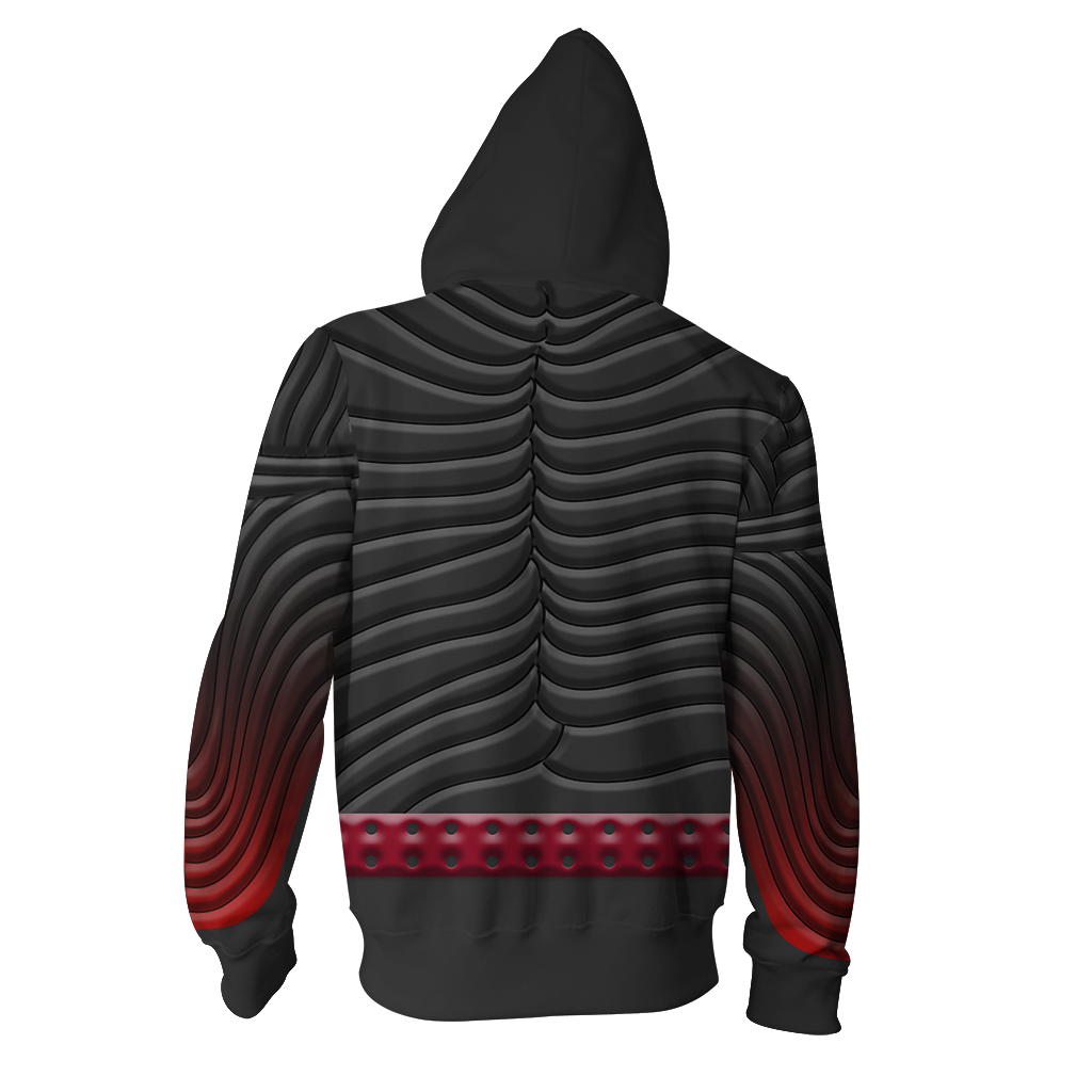 Kingdom Hearts Vanitas Cosplay 3D Zip Up Hoodie Jacket