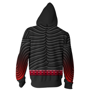 Kingdom Hearts Vanitas Cosplay 3D Zip Up Hoodie Jacket   