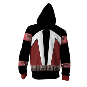 Spawn Cosplay Zip Up Hoodie Jacket   