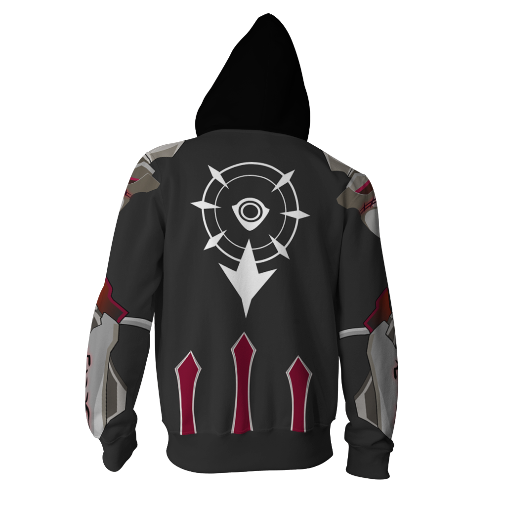 Elsword Solace Cosplay Zip Up Hoodie Jacket