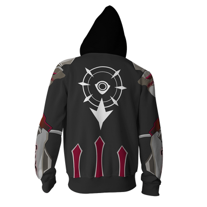Elsword Solace Cosplay Zip Up Hoodie Jacket