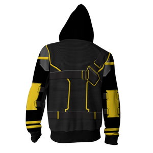 Hawkeye - Ronin Cosplay Zip Up Hoodie Jacket   