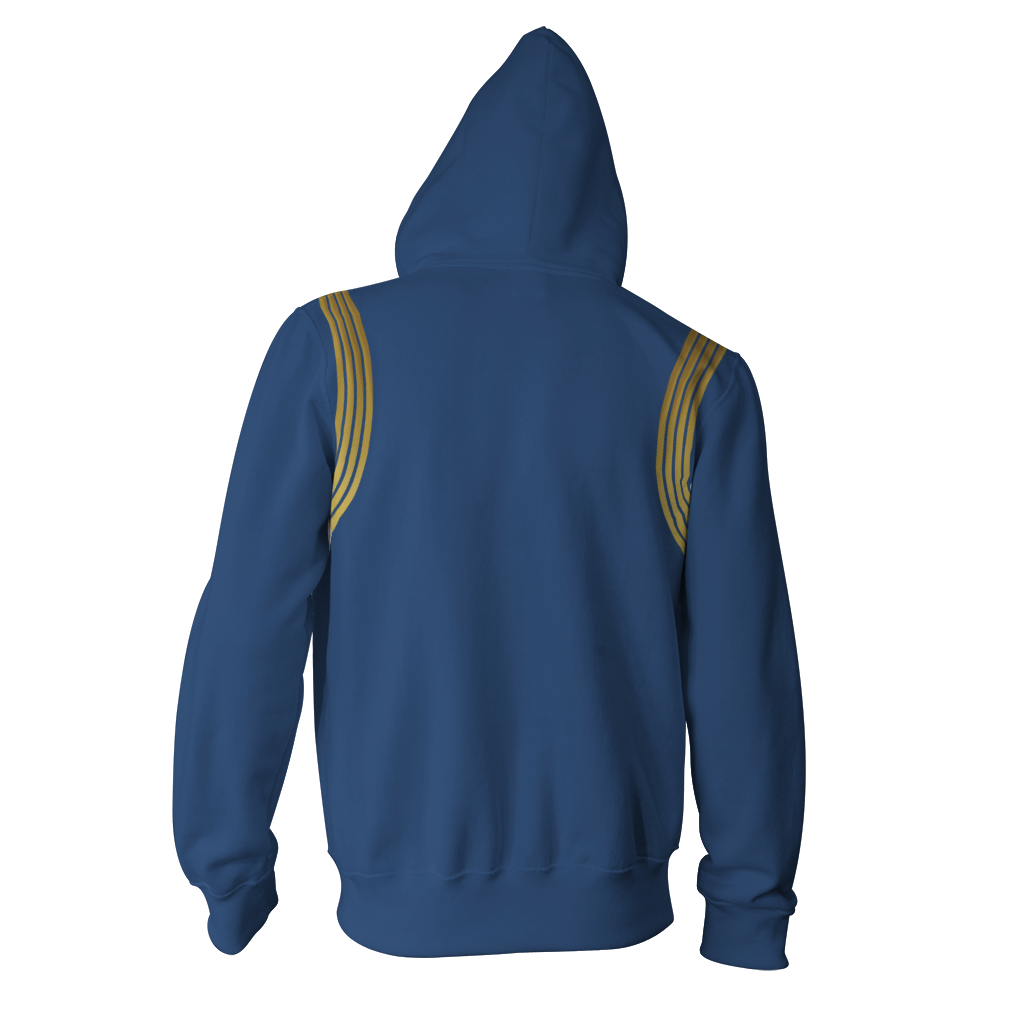 Star Trek: Discovery Uniforms Cosplay Zip Up Hoodie Jacket