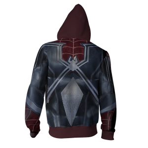 Spider-Man PS4 Spider-Man-DLC Cosplay Zip Up Hoodie Jacket   