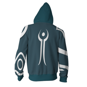 Magic: The Gathering Jace Cosplay Zip Up Hoodie Jacket   