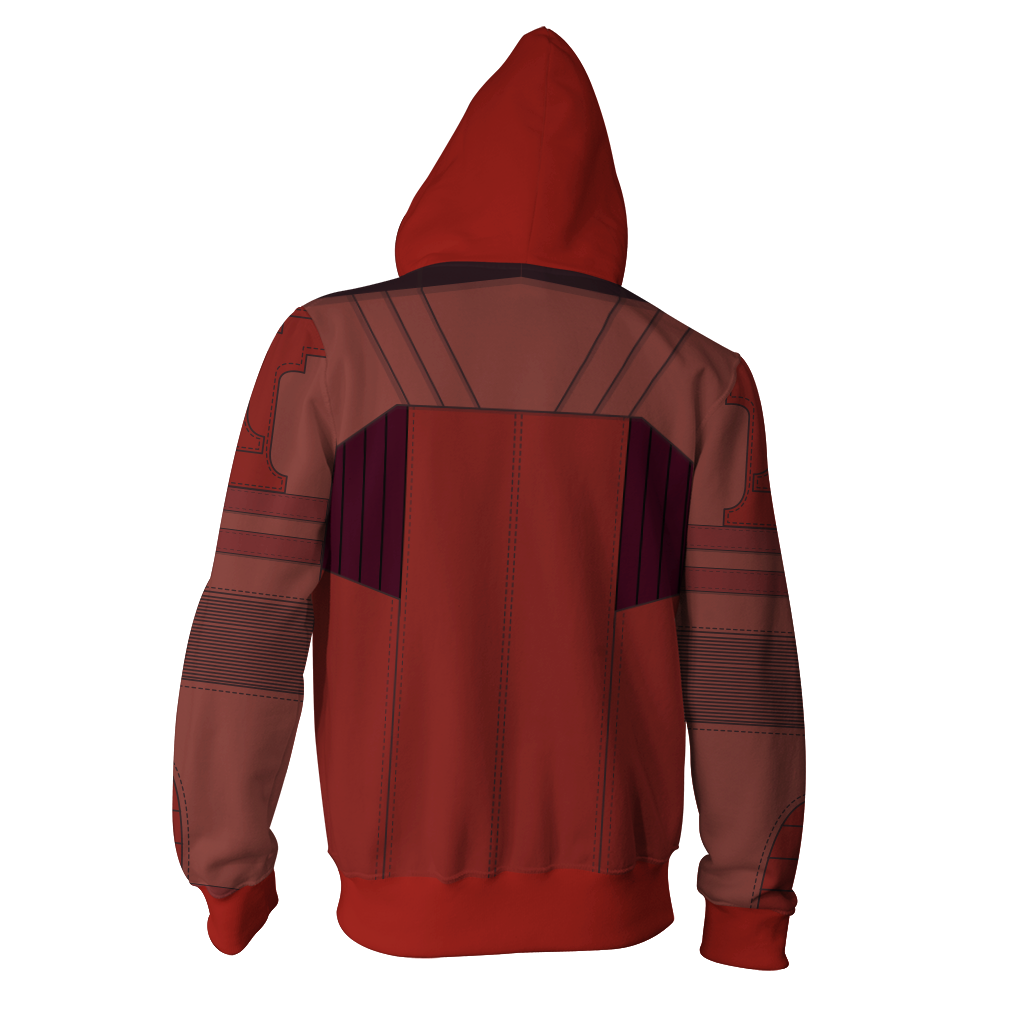 Guardians Of The Galaxy Vol. 2 Star-Lord Cosplay Zip Up Hoodie Jacket