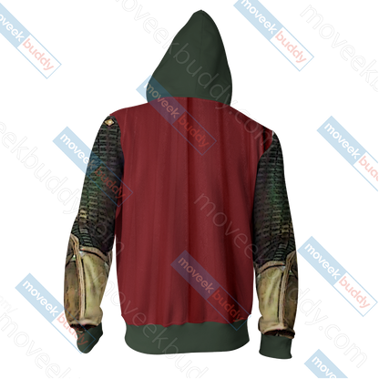 Spider Man Far From Home Mysterio Cosplay Zip Up Hoodie Jacket