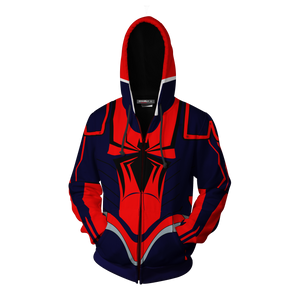 Spider-Armor MK III Cosplay PS4 Zip Up Hoodie Jacket   