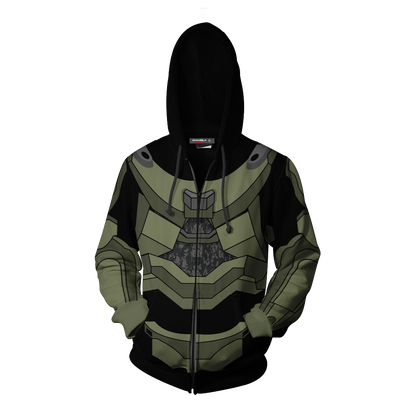 Halo Master Chief Cosplay Zip Up Hoodie Jacket