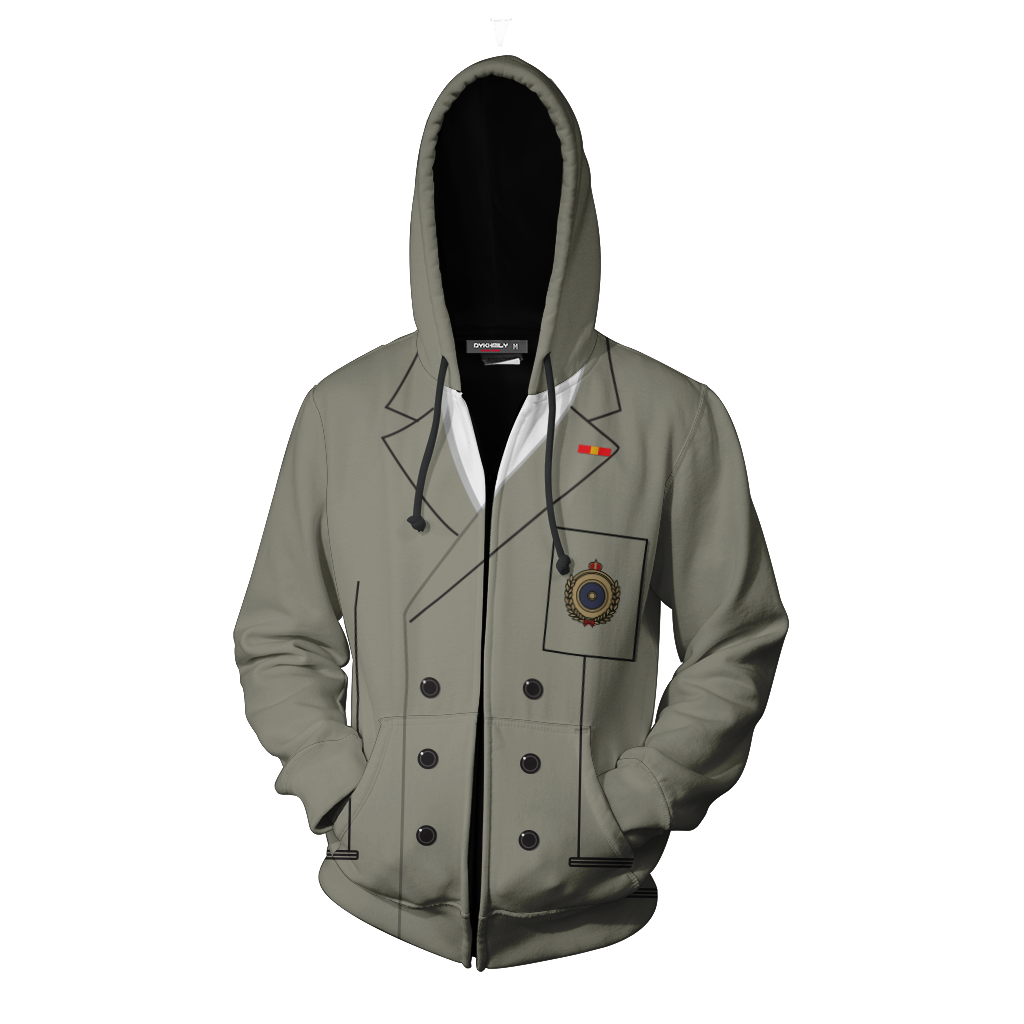 Persona 5 Goro Akechi Cosplay Zip Up Hoodie Jacket