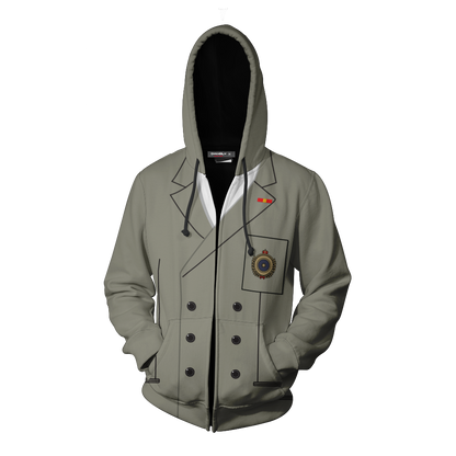 Persona 5 Goro Akechi Cosplay Zip Up Hoodie Jacket