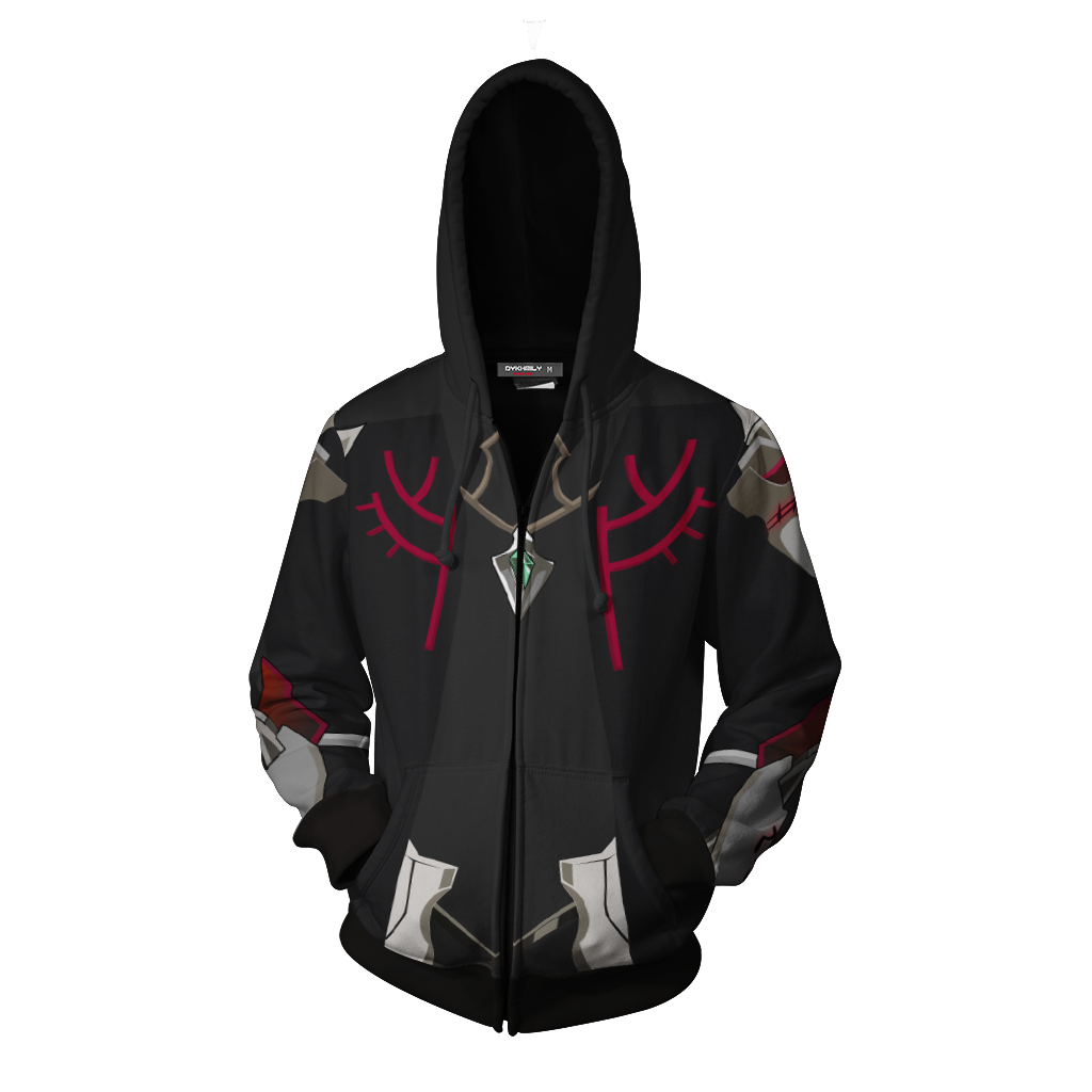 Elsword Solace Cosplay Zip Up Hoodie Jacket