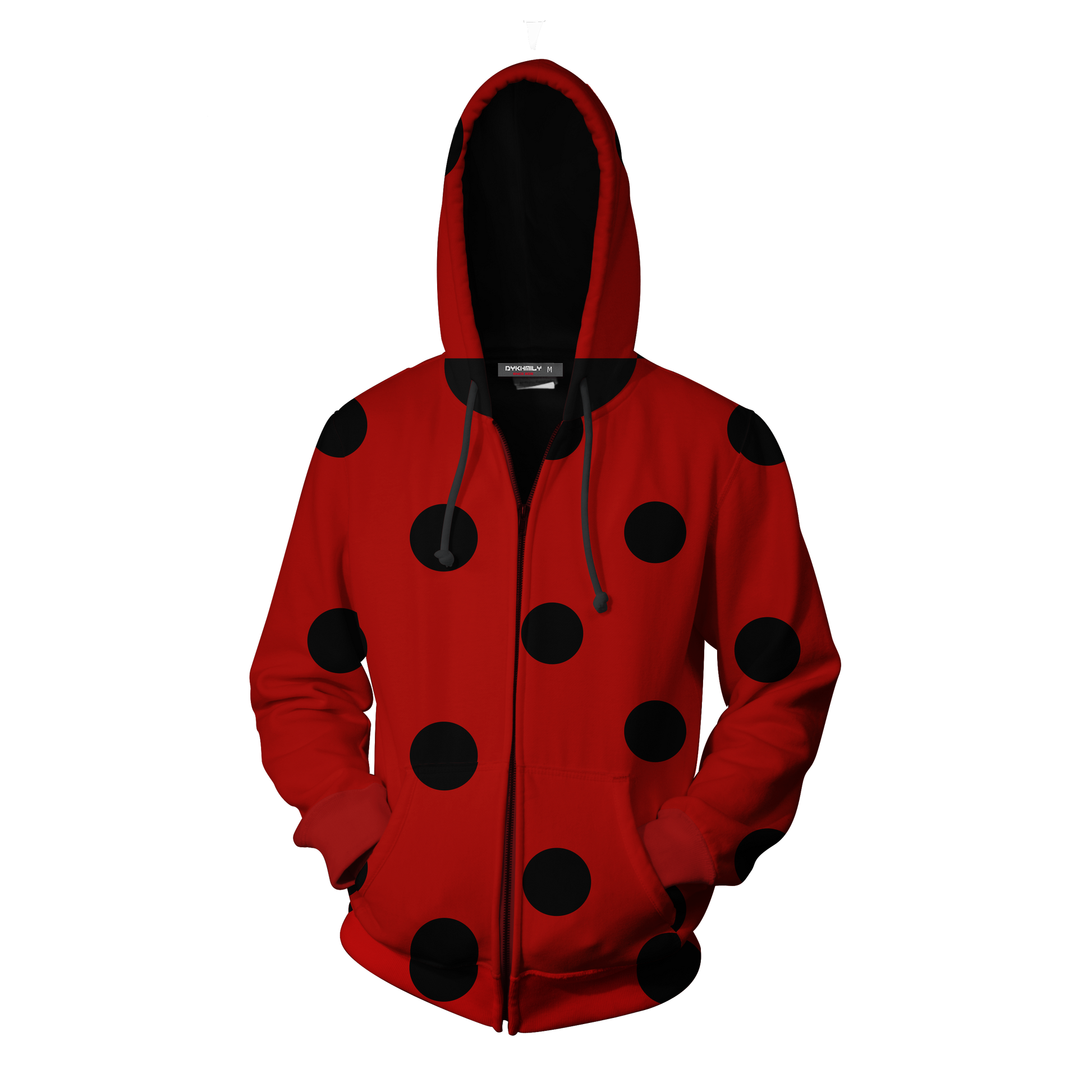 Ladybug Cosplay Miraculous Tales Of Ladybug & Cat Noir Zip Up Hoodie Jacket