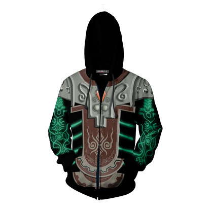 The Legend Of Zelda: Twilight Princess Zant Cosplay Zip Up Hoodie Jacket