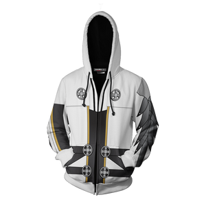 Elsword Raven BM (Blade Master) Cosplay Zip Up Hoodie Jacket   