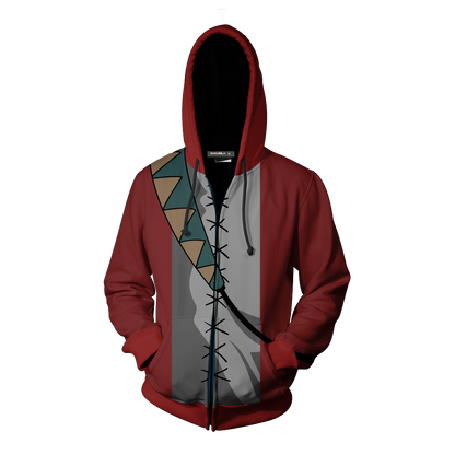 Mugen Samurai Champloo Cosplay Zip Up Hoodie Jacket