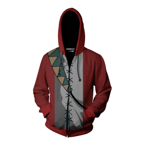 Mugen Samurai Champloo Cosplay Zip Up Hoodie Jacket   