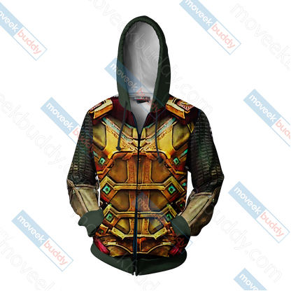 Spider Man Far From Home Mysterio Cosplay Zip Up Hoodie Jacket