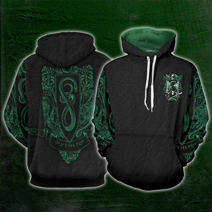 Slytherin Edition Harry Potter Unisex 3D T-shirt Hoodie