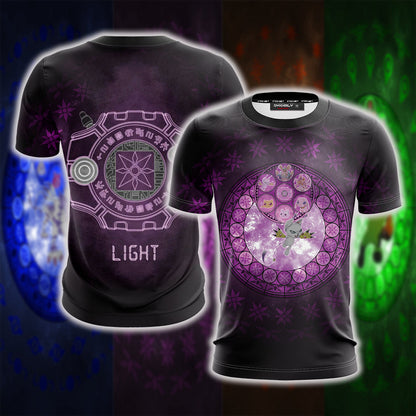 Digimon The Crest Of Light New Unisex 3D T-shirt