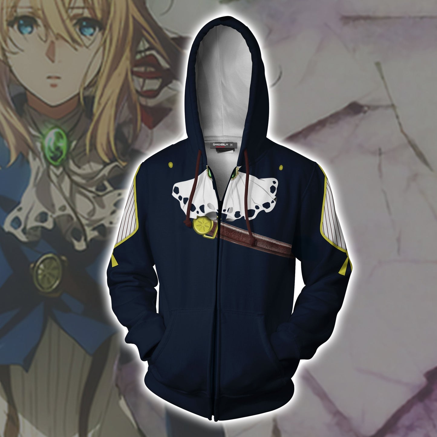 Violet Evergarden Cosplay Zip Up Hoodie Jacket