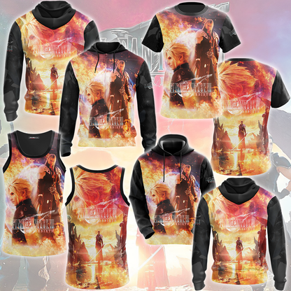 Final Fantasy VII Rebirth Video Game All Over Printed T-shirt Tank Top Zip Hoodie Pullover Hoodie Hawaiian Shirt Beach Shorts Joggers