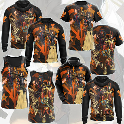 Kingdom Hearts Terra Video Game All Over Printed T-shirt Tank Top Zip Hoodie Pullover Hoodie Hawaiian Shirt Beach Shorts Joggers