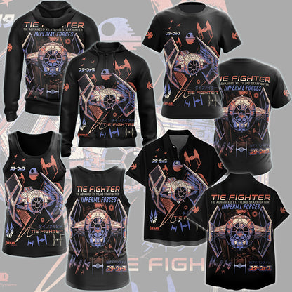 Star Wars Tie Advance Fighter Video Game All Over Printed T-shirt Tank Top Zip Hoodie Pullover Hoodie Hawaiian Shirt Beach Shorts Joggers