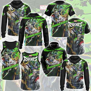 Marvel Rivals - Ragnarok Rebirth Video Game All Over Printed T-shirt Tank Top Zip Hoodie Pullover Hoodie Hawaiian Shirt Beach Shorts Joggers   