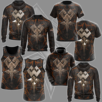 Kingdom Hearts Symbols Terra’s Mark Mark of Mastery Video Game All Over Printed T-shirt Tank Top Zip Hoodie Pullover Hoodie Hawaiian Shirt Beach Shorts Joggers