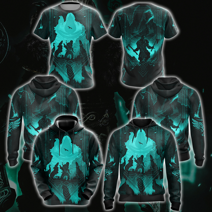 Assassin's Creed Valhalla All Over Print T-shirt Tank Top Zip Hoodie Pullover Hoodie
