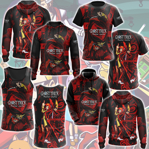 Ghost Trick: Phantom Detective Video Game All Over Printed T-shirt Tank Top Zip Hoodie Pullover Hoodie Hawaiian Shirt Beach Shorts Joggers   