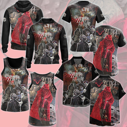 Zero Parades: For Dead Spies Video Game All Over Printed T-shirt Tank Top Zip Hoodie Pullover Hoodie Hawaiian Shirt Beach Shorts Joggers