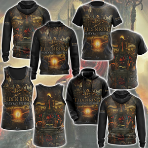 Elden Ring Shadow of the Erdtree Video Game All Over Printed T-shirt Tank Top Zip Hoodie Pullover Hoodie Hawaiian Shirt Beach Shorts Joggers   