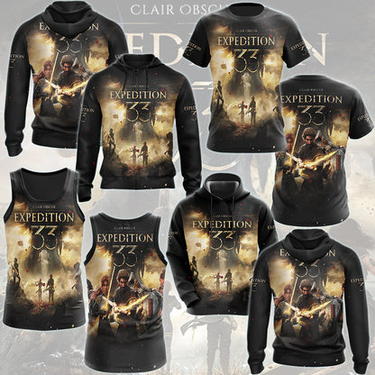 Clair Obscur: Expedition 33 Video Game All Over Printed T-shirt Tank Top Zip Hoodie Pullover Hoodie Hawaiian Shirt Beach Shorts Joggers