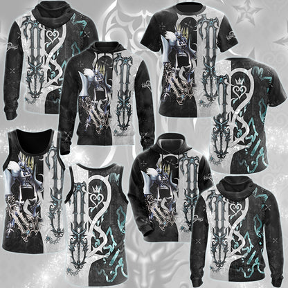 Kingdom Hearts The Gazing Eye (The Master's Eye) Keyblade Video Game All Over Printed T-shirt Tank Top Zip Hoodie Pullover Hoodie Hawaiian Shirt Beach Shorts Joggers