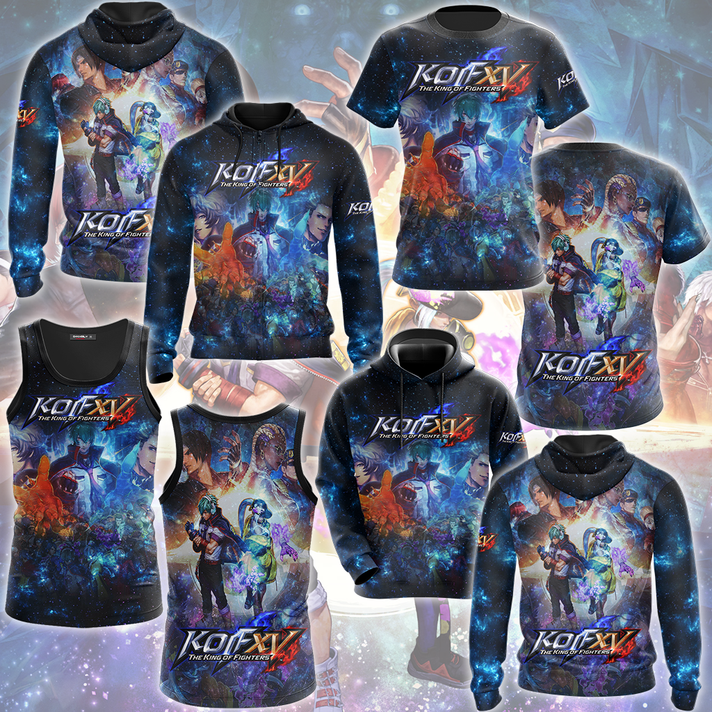 The King of Fighters Video Game All Over Printed T-shirt Tank Top Zip Hoodie Pullover Hoodie Hawaiian Shirt Beach Shorts Joggers