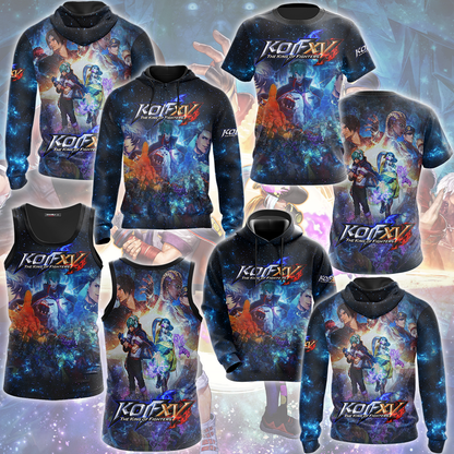 The King of Fighters Video Game All Over Printed T-shirt Tank Top Zip Hoodie Pullover Hoodie Hawaiian Shirt Beach Shorts Joggers